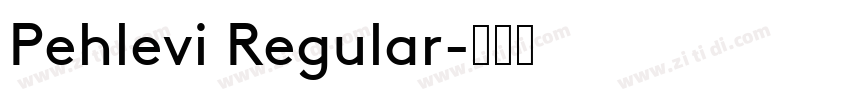 Pehlevi Regular字体转换
